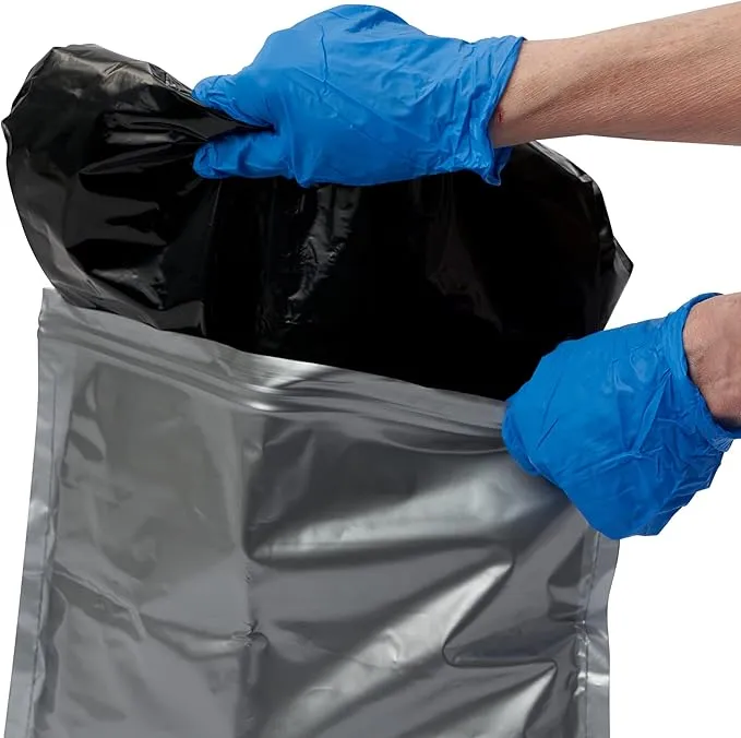 Reliance Products Double Doodie | Portable Toilet Waste Bags | No Gel | 6 Count (Pack of 1), Black, (2683-13)