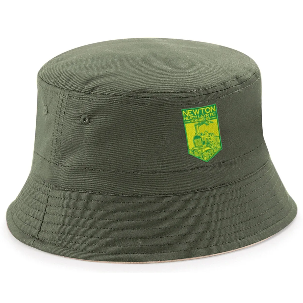 Retro Newton Heath LYR Embroidered Bucket Hat