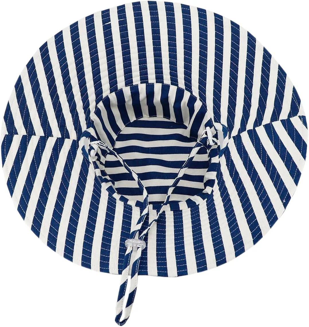 Reversible Bucket Hat Beach Bag Set Printed Wide Brim UV Protection Foldable Sun Hat Handbag Shoulder Bag Set for Travel