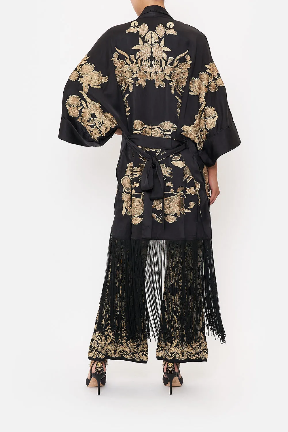 ROBE WITH NARROW COLLAR DANCE WITH DUENDE