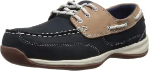 Rockport Work Womens Sailing Club Slip Resistant Steel Toe Work Safety Shoes Casual - Blue - Size 7.5 W
