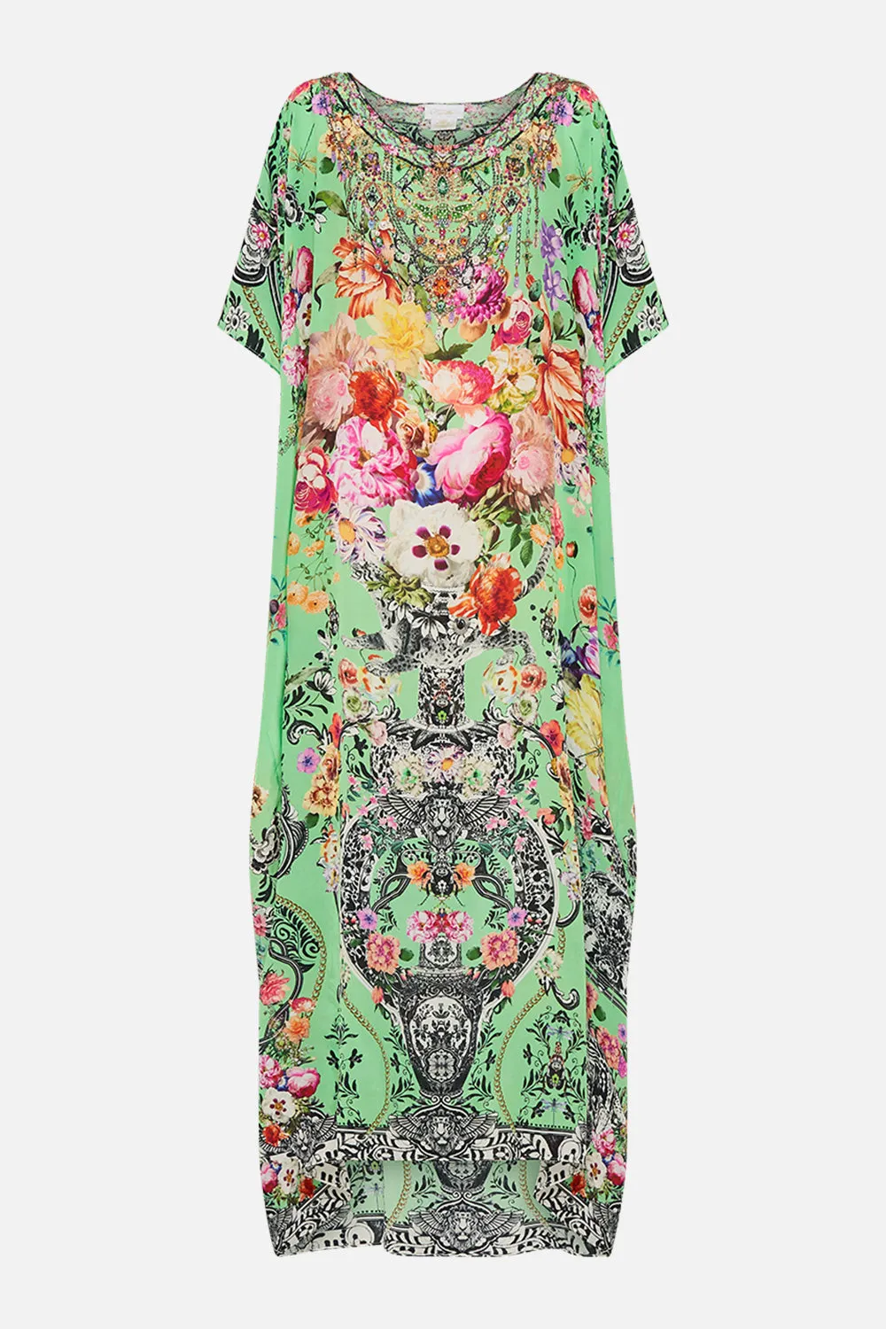 ROUND NECK KAFTAN PORCELAIN DREAM