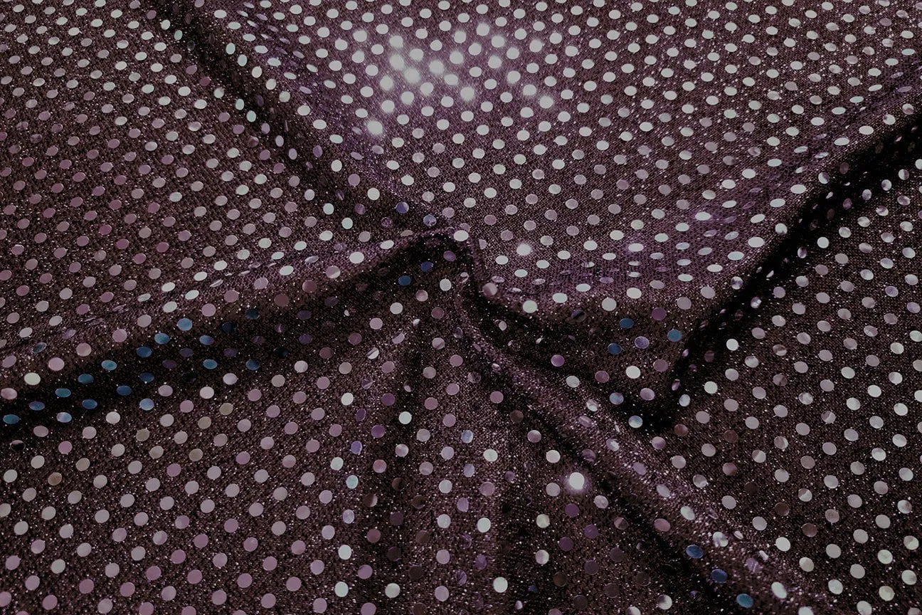 RS: Dark Purple Sequin on Dark Purple