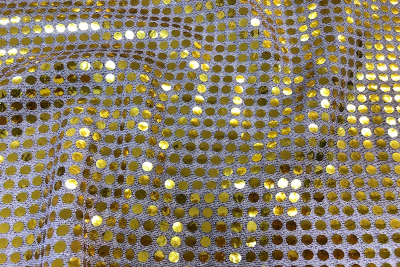 RS: Gold Sequin on Lavender