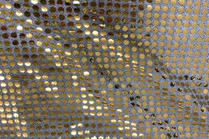 RS: Gold Sequin on Light Grey