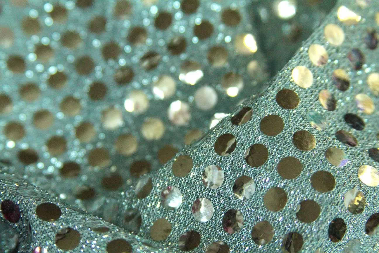 RS: Gold Sequin on Teal