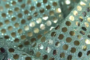 RS: Gold Sequin on Teal