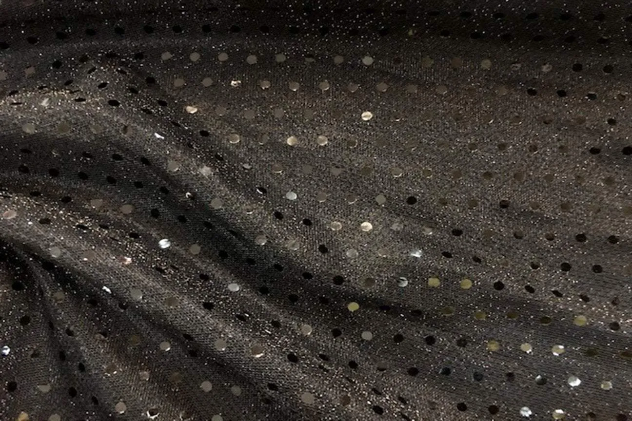 RS: Mini Black Sequin on Black