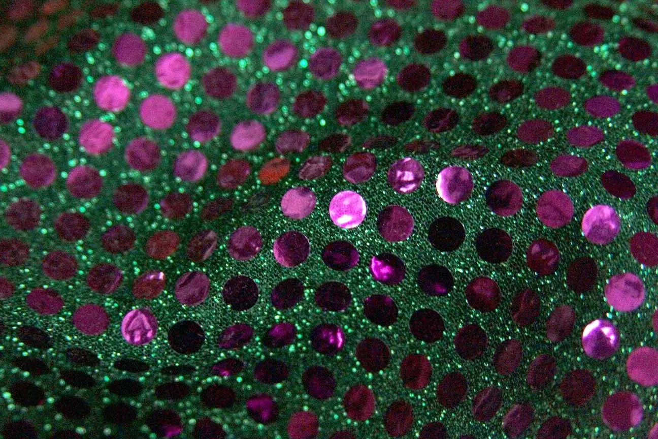 RS: Purple Sequin on Green SOLD OUT.