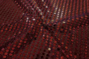 RS: Vivid Red Sequin on Black