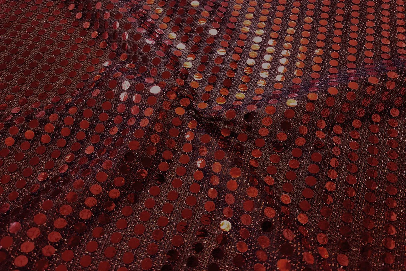RS: Vivid Red Sequin on Black