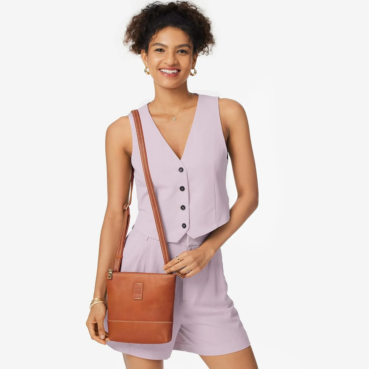 S-ZONE Leather Crossbody Bags for Women Small Over the Shoulder Purses and Handbags Trendy