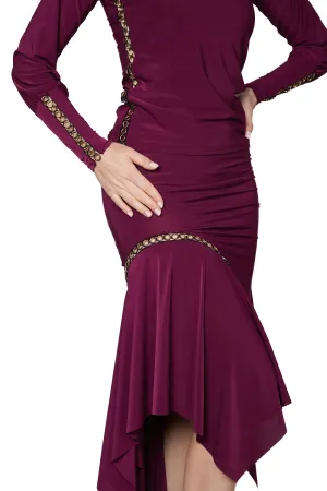 S2415 Circle Embellished Skirt