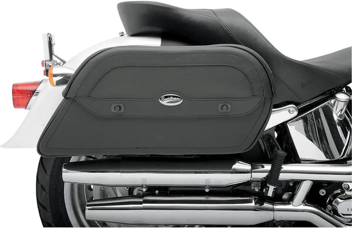 Saddlemen 3501-0309 Extra Jumbo Slant Saddlebag , Black