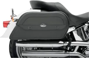 Saddlemen 3501-0309 Extra Jumbo Slant Saddlebag , Black
