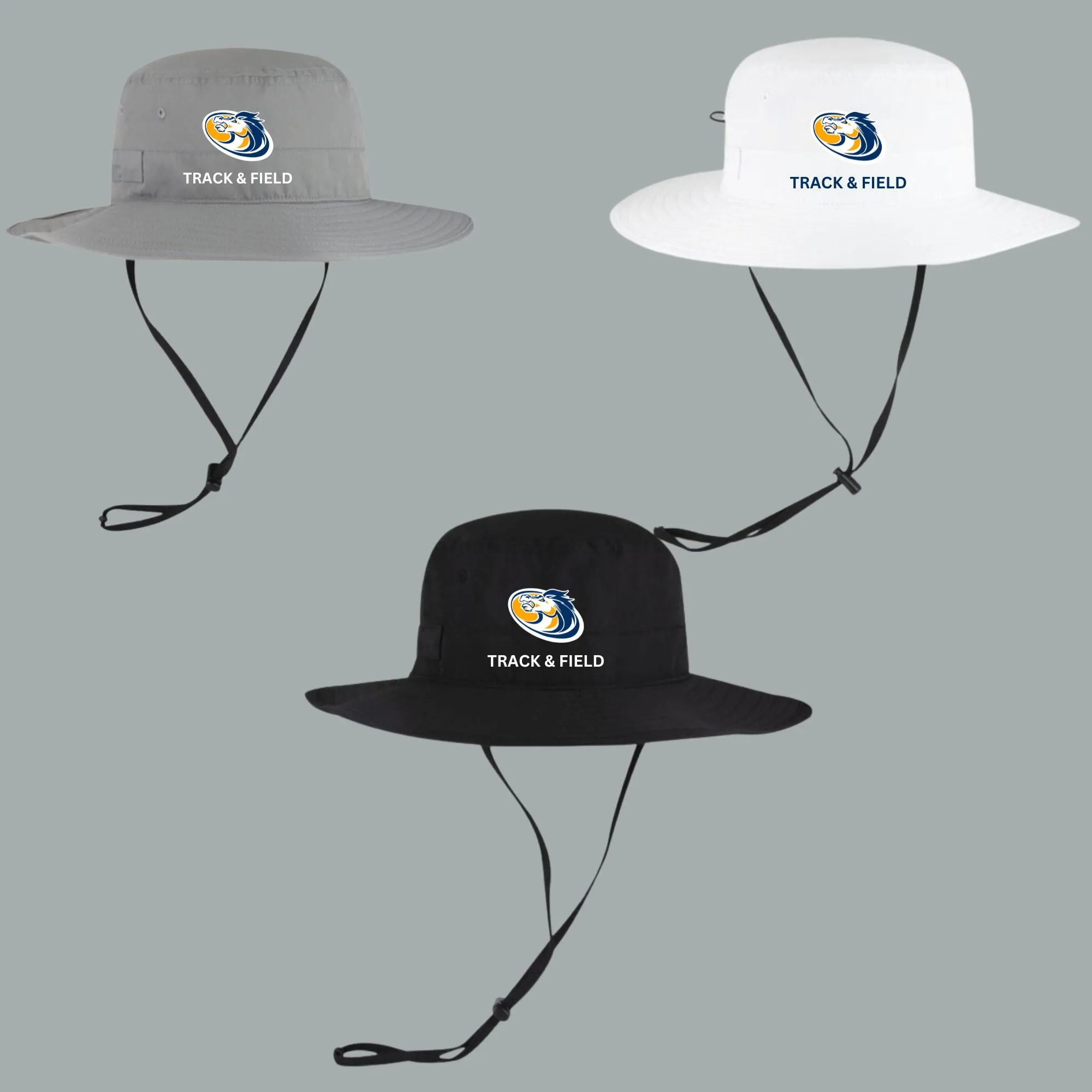 Sahuarita Mustangs Track & Field Embroidered Bucket Hat