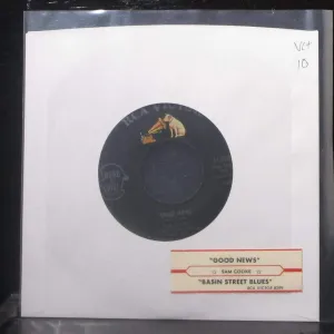 Sam Cooke - Good News / Basin Street Blues - 7" Vinyl 45 Record