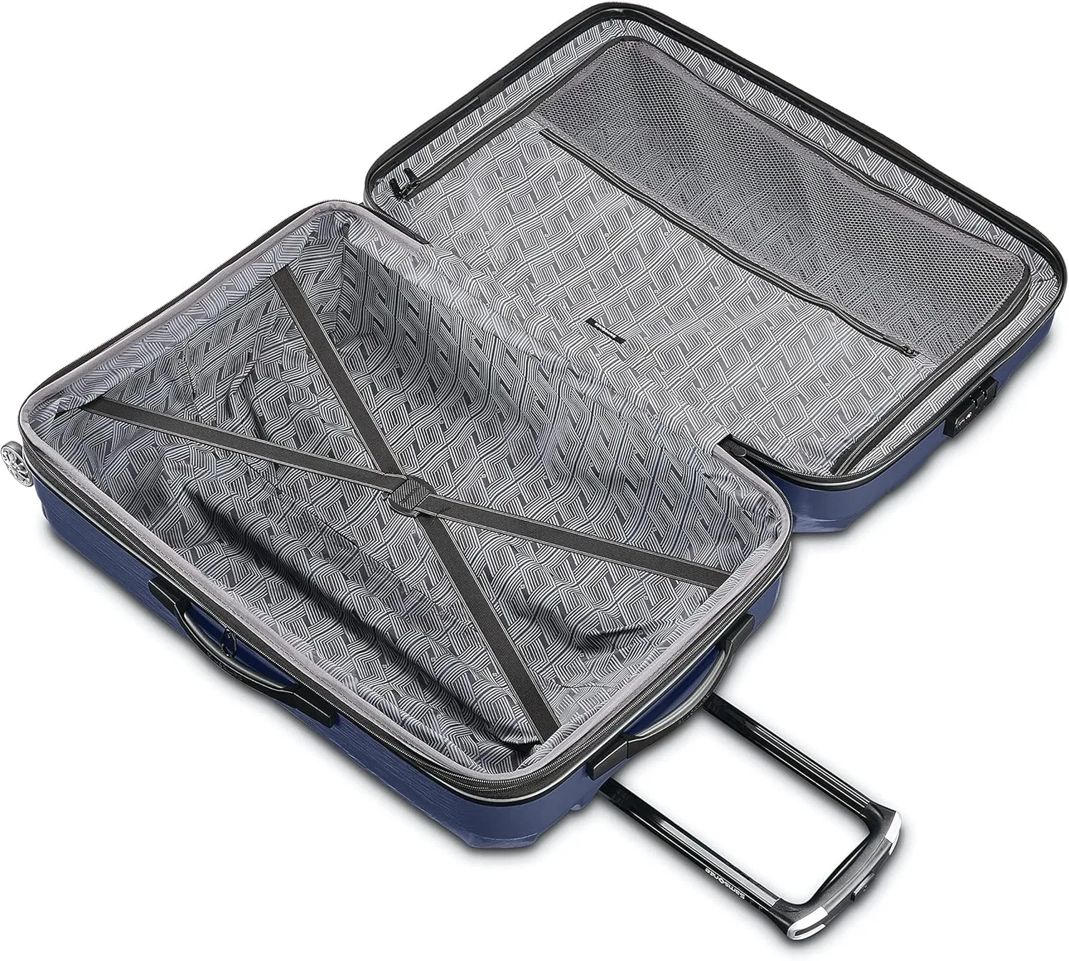 Samsonite Centric 2 Hardside Expandable Luggage with Spinner Wheels, True Navy, 3-Piece Set (20/24/28)