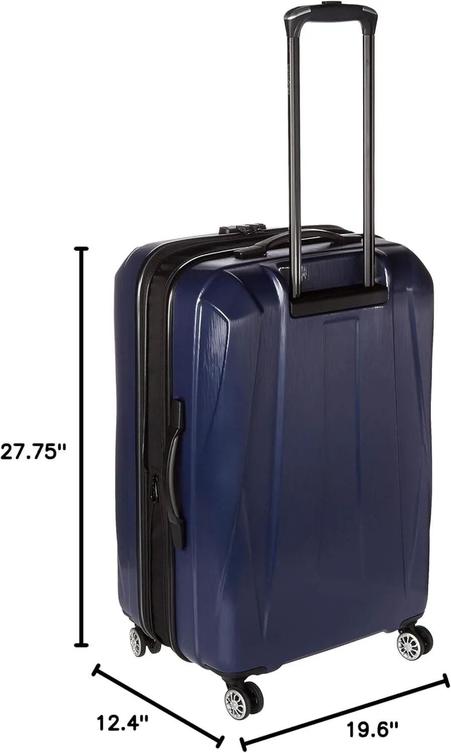 Samsonite Centric 2 Hardside Expandable Luggage with Spinner Wheels, True Navy, 3-Piece Set (20/24/28)