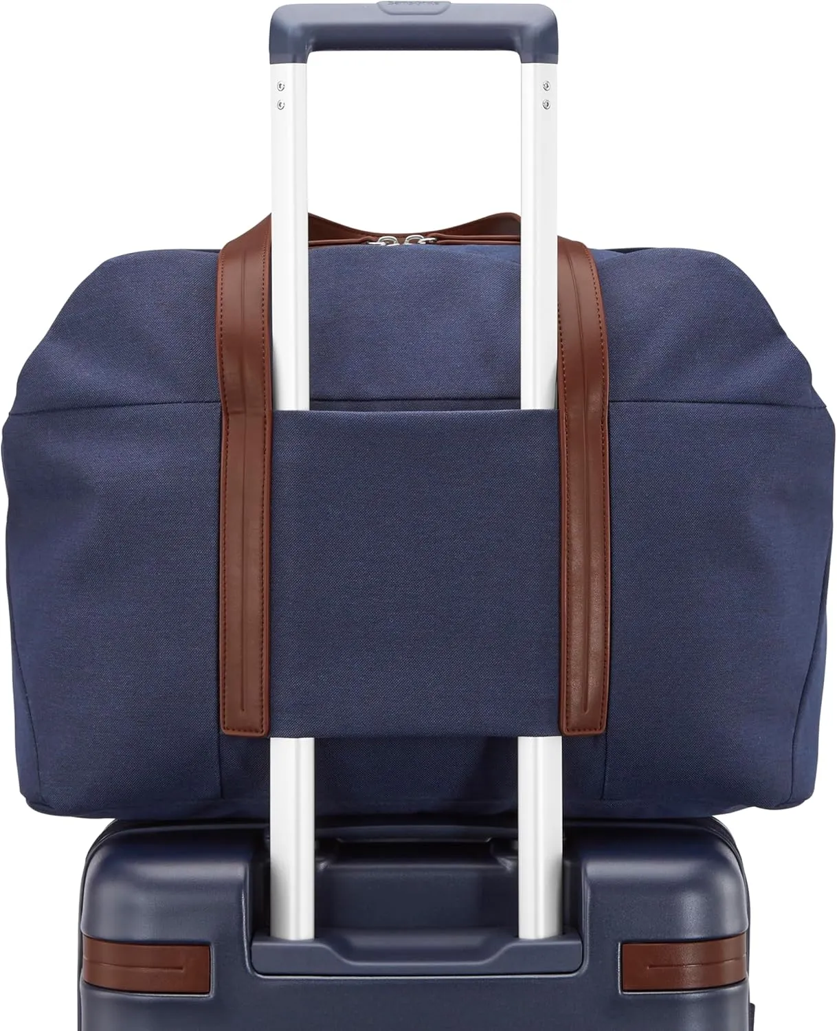 Samsonite Virtuosa Weekender Duffel Overnight Bag with Laptop Computer Sleeve, Navy