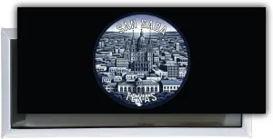 San Saba Texas Souvenir Destination Fridge Magnet 4.75 x 2 Inch 4-Pack