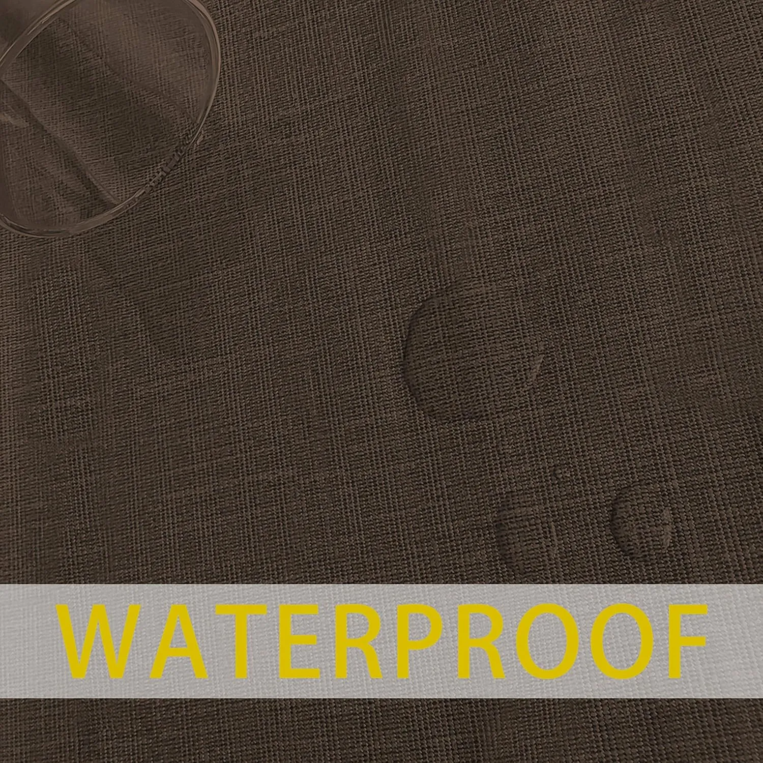 sancua 100% Waterproof Rectangle PVC Tablecloth - 52 x 70 Inch - Oil Proof Spill Proof Vinyl Table Cloth, Wipe Clean Table Cover for Dining Tables, Buffet Parties and Camping, Coffee