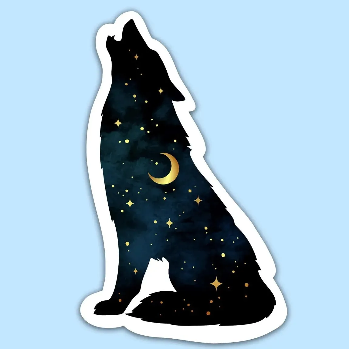 Scenic Wolf Vinyl Stickers