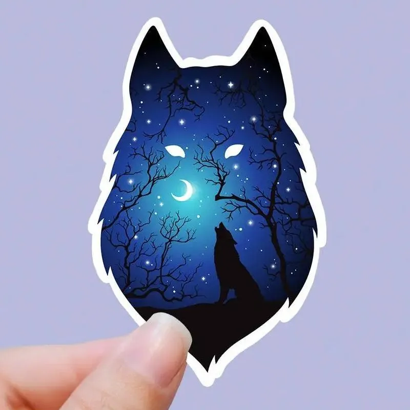 Scenic Wolf Vinyl Stickers