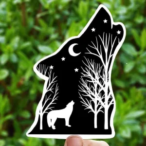 Scenic Wolf Vinyl Stickers