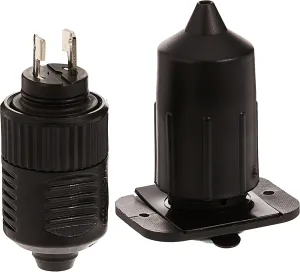Scotty #2125 12V Downrigger & Puller Receptacle and Plug from Marinco