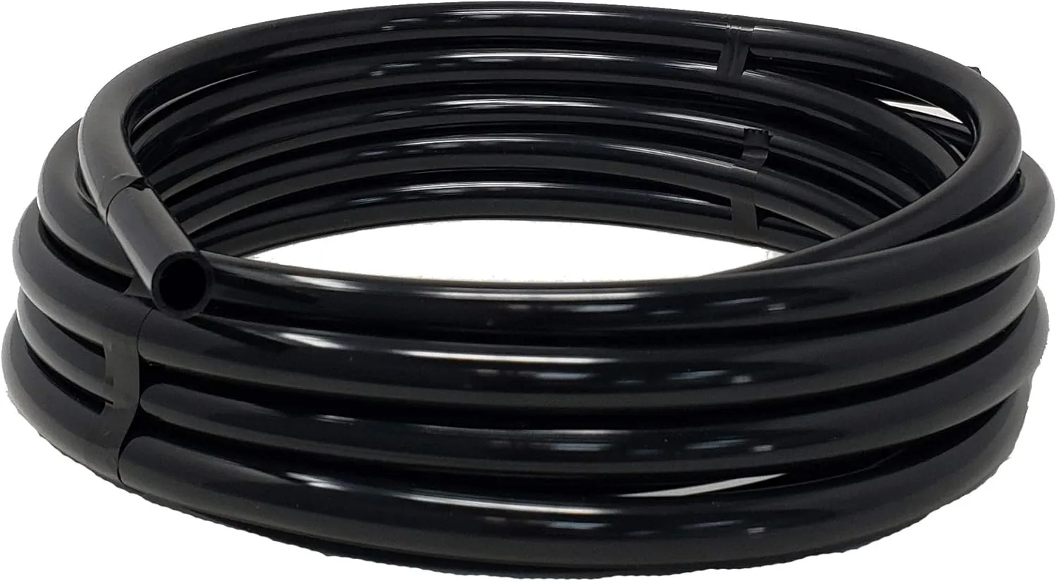 Sealproof 3/8 Inch Vinyl Pond Tubing, 20 FT, Black, Made in USA, UV Resistant, Fish Safe