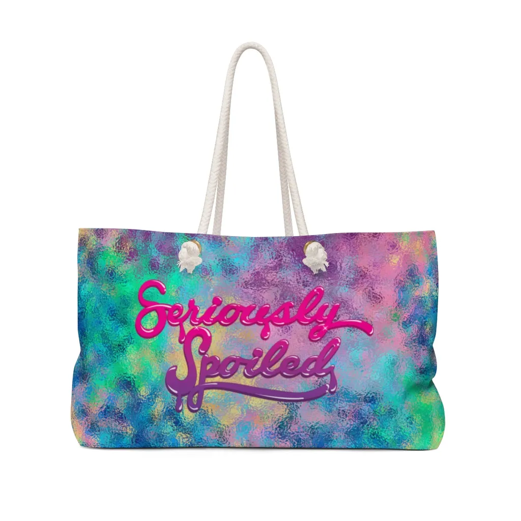 seriously spoiled Weekender Bag
