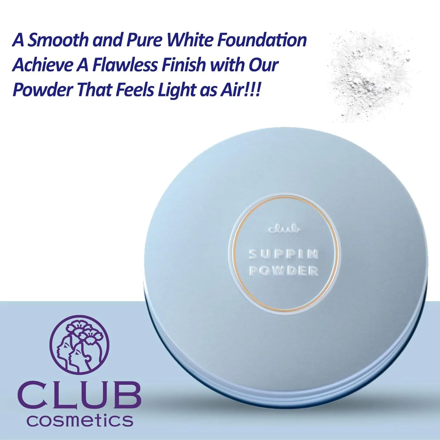 Setting Powder for a Natural Matte Finish, Lightweight Face Powder with Skin-Smoothing Amino Acid Formula Pressed Powder, Innocent Floral, 0.87 Fl Oz(26g)