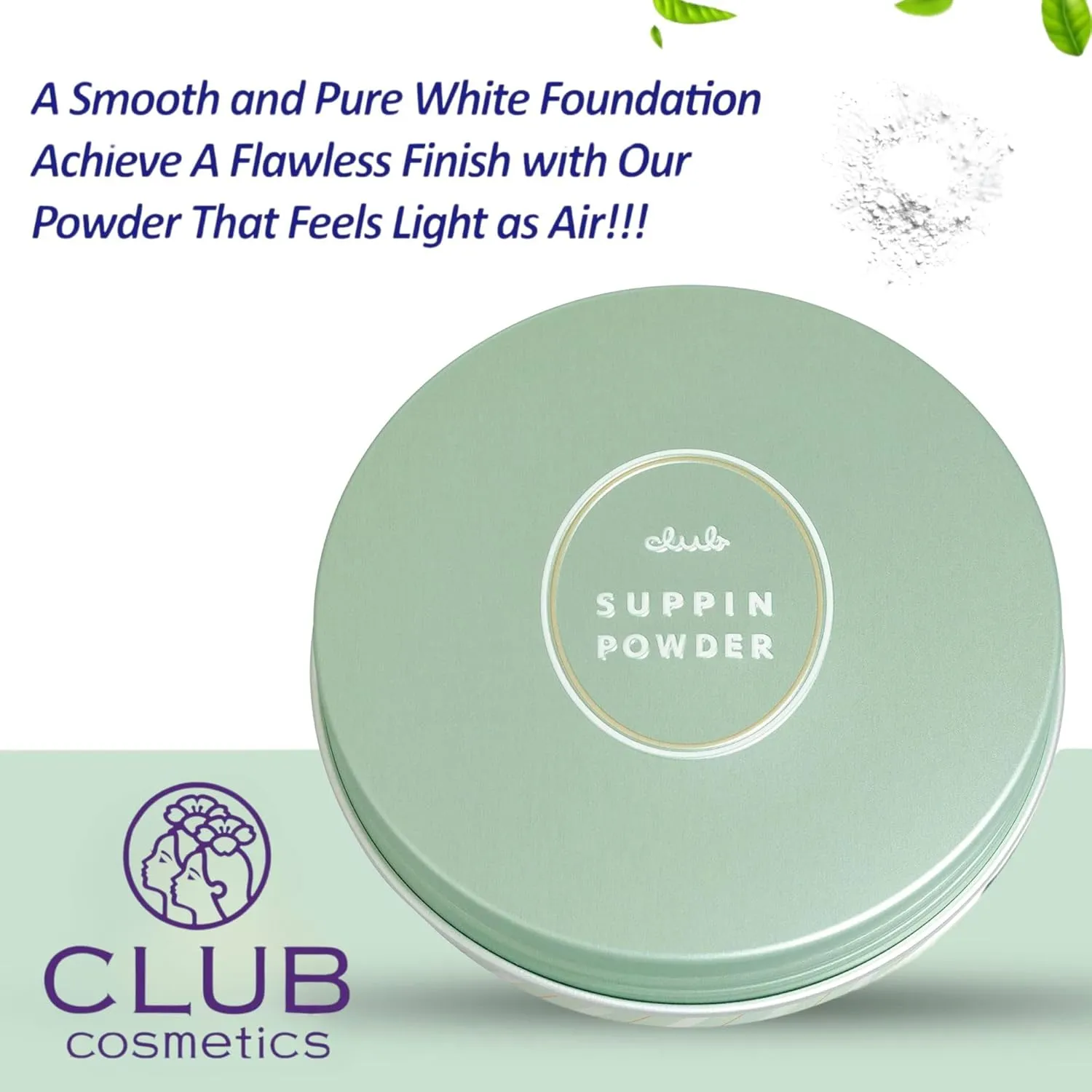 Setting Powder for a Natural Matte Finish, Lightweight Face Powder with Skin-Smoothing Amino Acid Formula Translucent Pressed Powder, Floral Bouquet, 0.87 Fl Oz(26g)