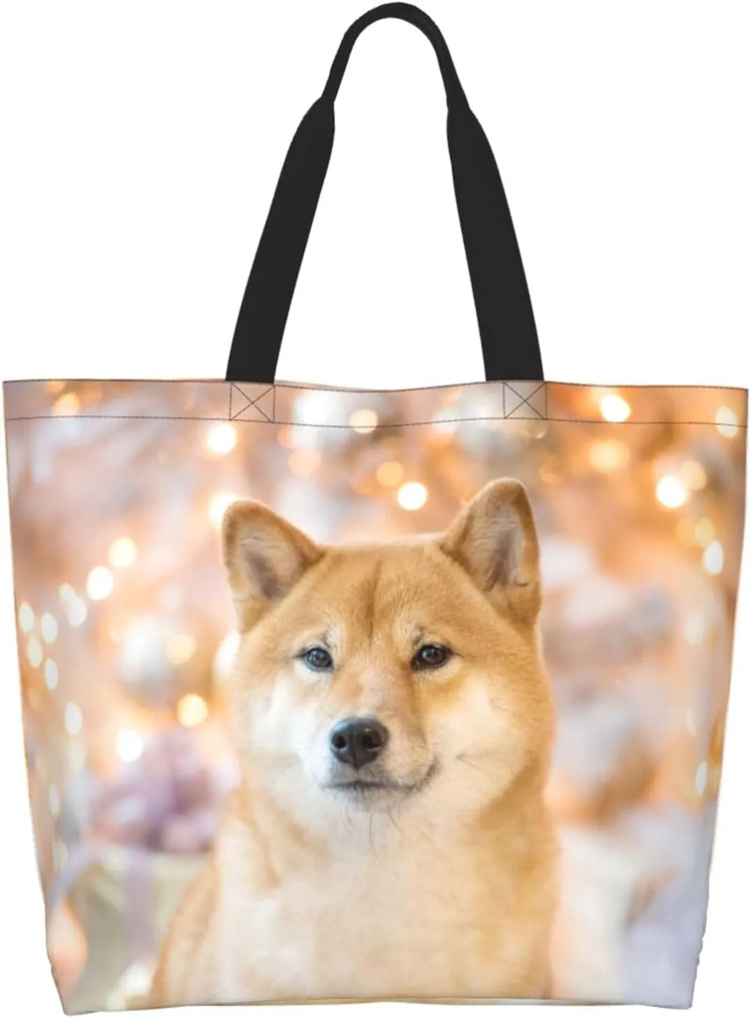 Shih Tzu Cute Shih Tsu Dog Mint Tote Bag Shopping Bag Portable Handbags Tote Shoulder Bucket Bags for Women