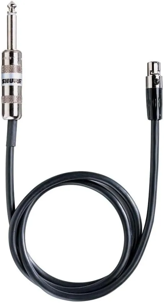 Shure BLX14R UHF Wireless System for Guitar and Bass - 14-Hour Battery Life, 300 ft Range, UHF | Includes 1/4" Jack Instrument Cable & Single Channel Rack Mount Receiver | J11 Band (BLX14R-J11)