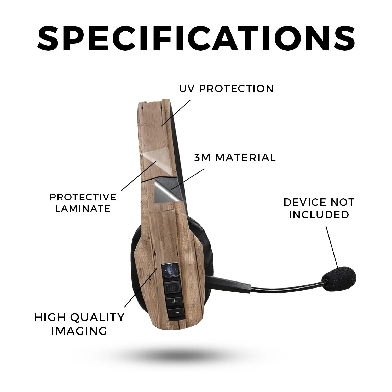 Skin Compatible with BlueParrott B450-XT Bluetooth Headset - On The Fence - Premium 3M Vinyl Protective Wrap Decal Cover - Easy to Apply | Crafted in The USA by MightySkins