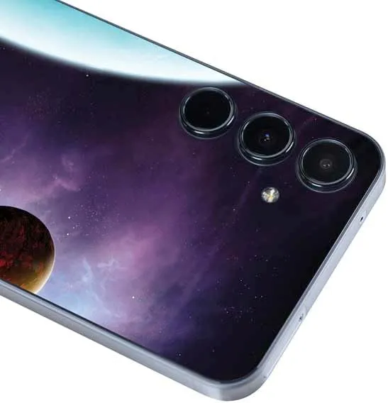 Skinit Decal Phone Skin Compatible with Galaxy A35 5G - Officially Licensed StockTrek Two Planets Born from The Same Star Design