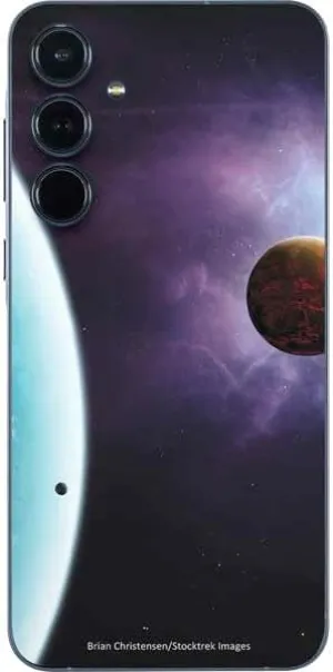 Skinit Decal Phone Skin Compatible with Galaxy A35 5G - Officially Licensed StockTrek Two Planets Born from The Same Star Design