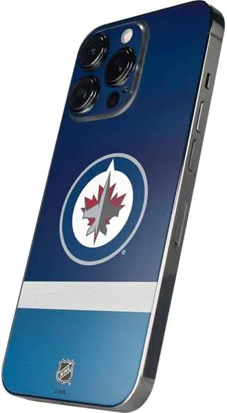 Skinit Decal Phone Skin Compatible with iPhone 16 Pro - Officially Licensed NHL Winnipeg Jets Alternate Jersey Design