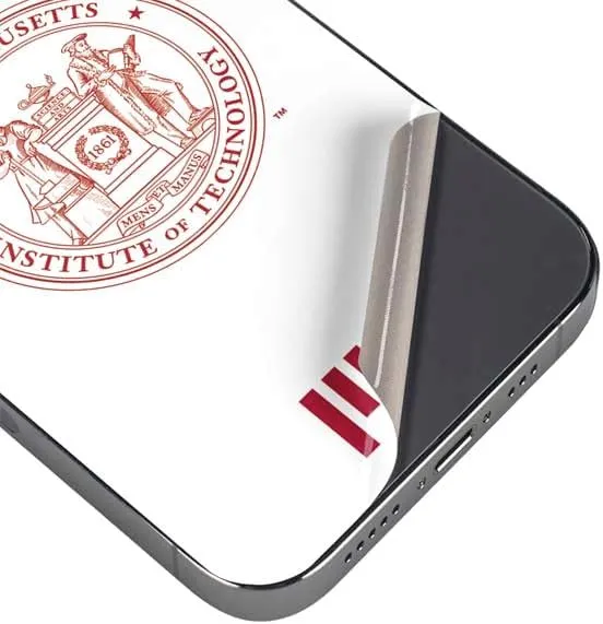 Skinit Decal Phone Skin Compatible with iPhone 16e - Officially Licensed Massachusetts Institute of Technology MIT White Logo Design