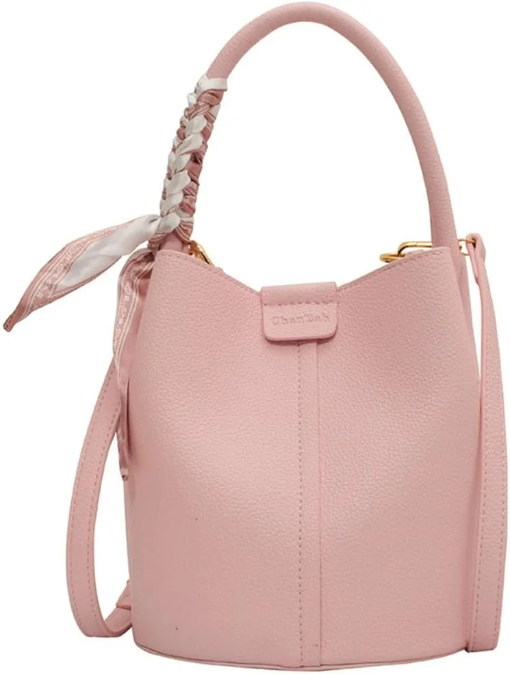 Small Clutch Bag for Women Simplicity Bucket Bags Removable Shoulder Strap Handbags Magnetic Bucket Sling Bags for Daily