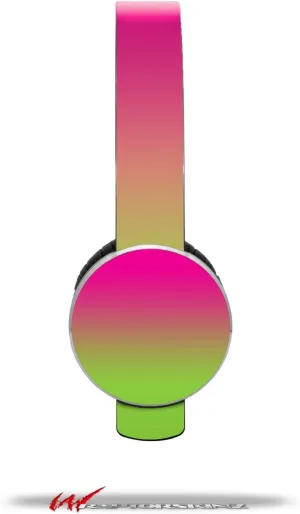 Smooth Fades Neon Green Hot Pink Decal Style Skin (fits Sol Republic Tracks Headphones - Headphones NOT Included)