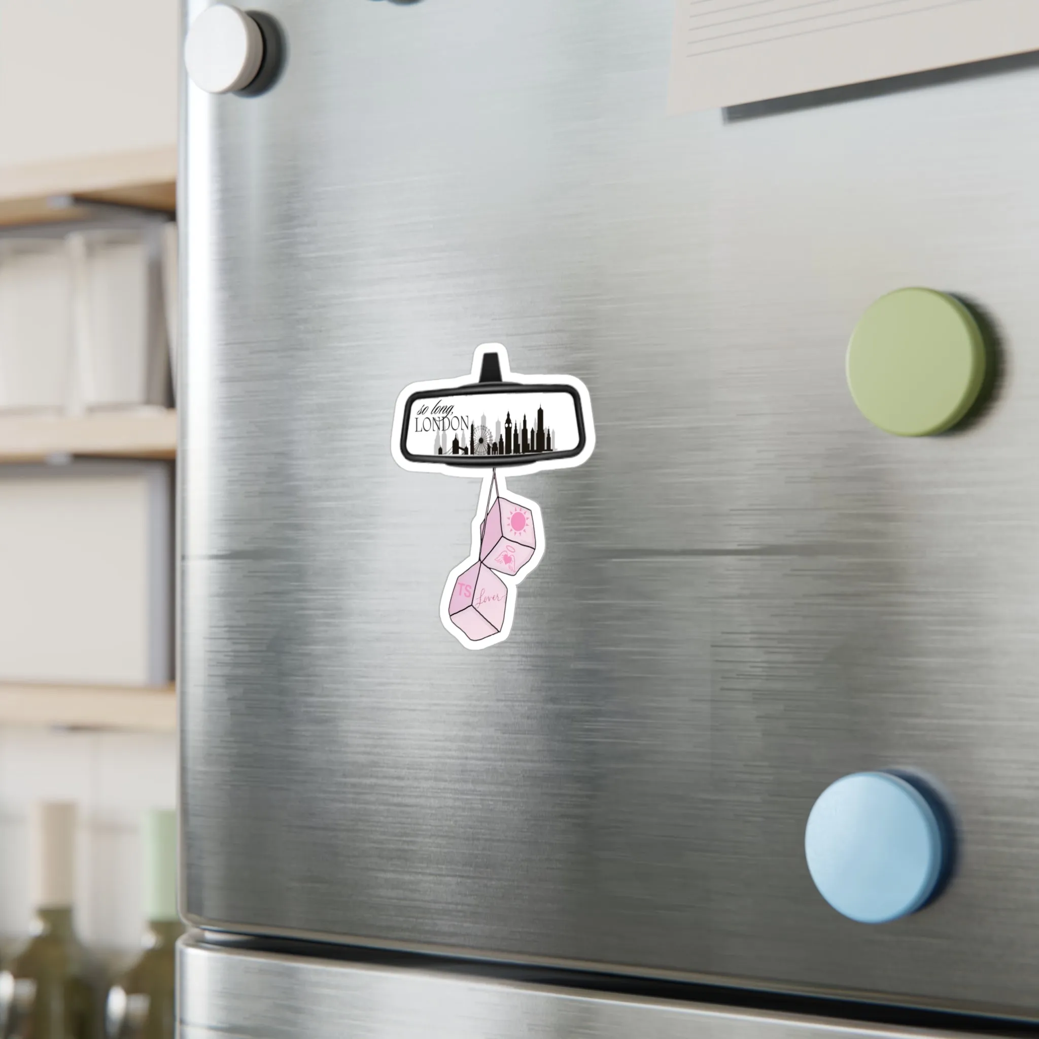 So long, London - Rear View Lover Dice - Vinyl Sticker