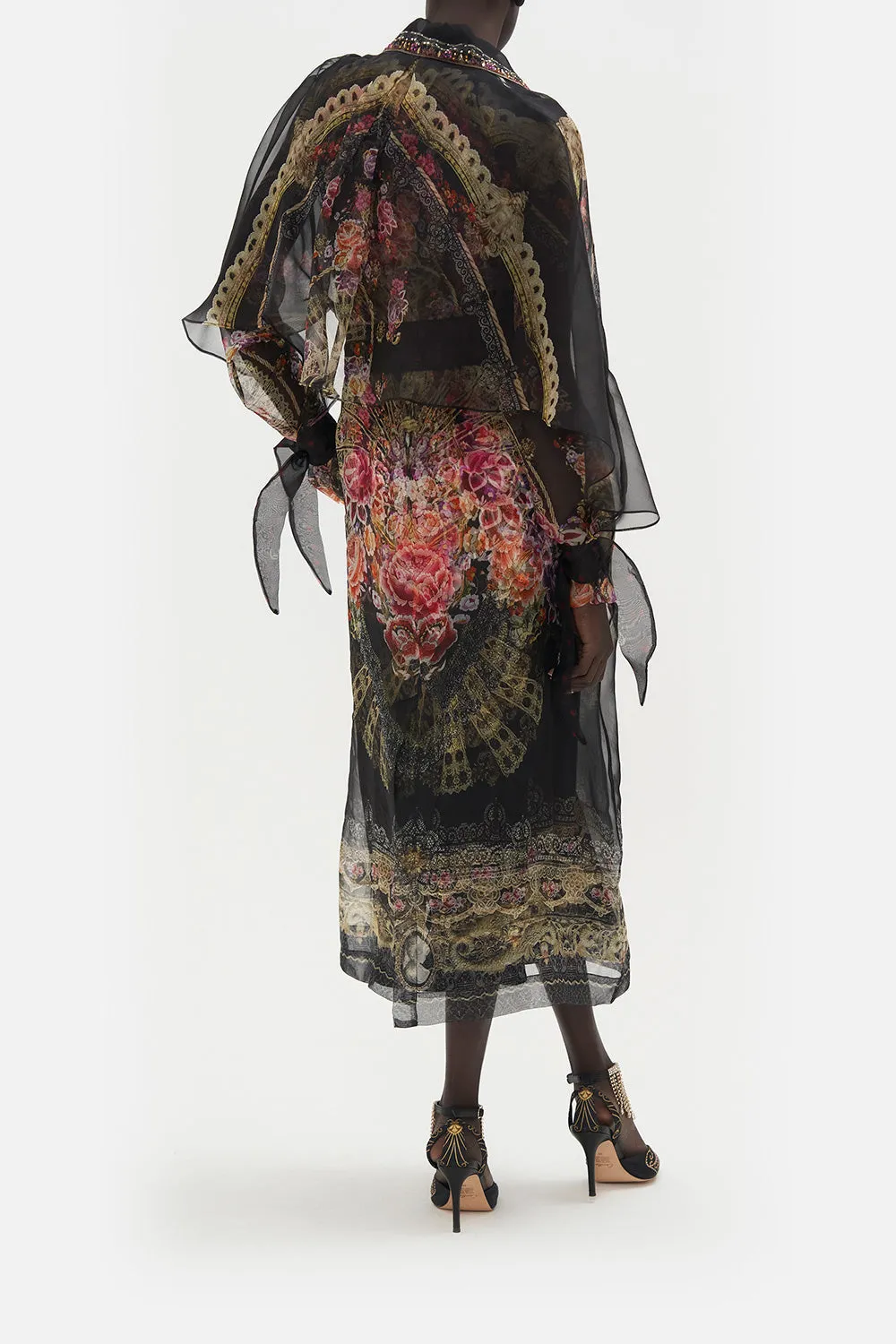 SOFT TRENCH WITH TIES DANCE WITH DUENDE