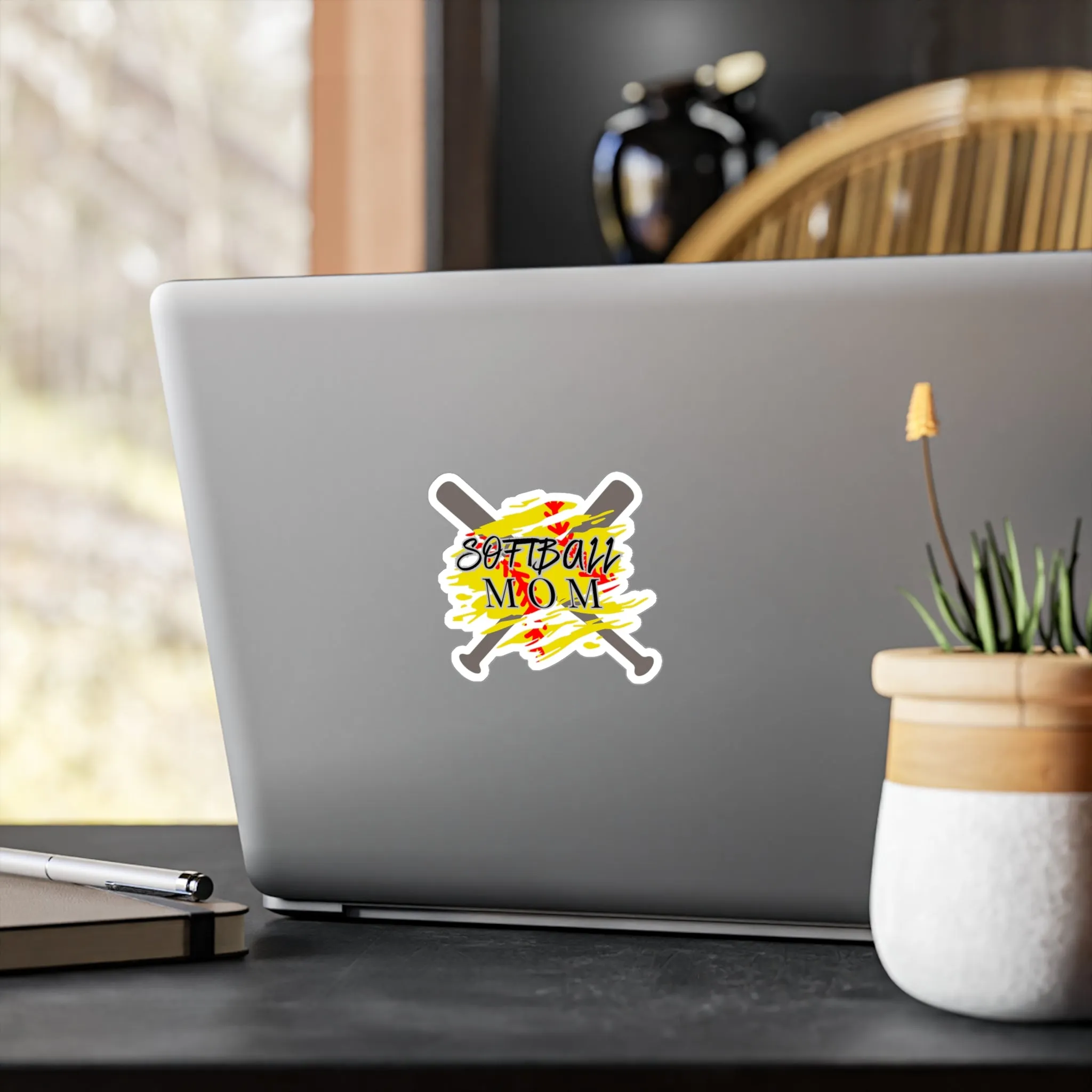 Softball Mom Stickers Kiss-Cut Vinyl Decals