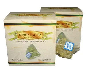 Sparta Natura Organic Greek Mountain Tea, Pyramid Tea Bags, Authentic, Quick and Easy (2)