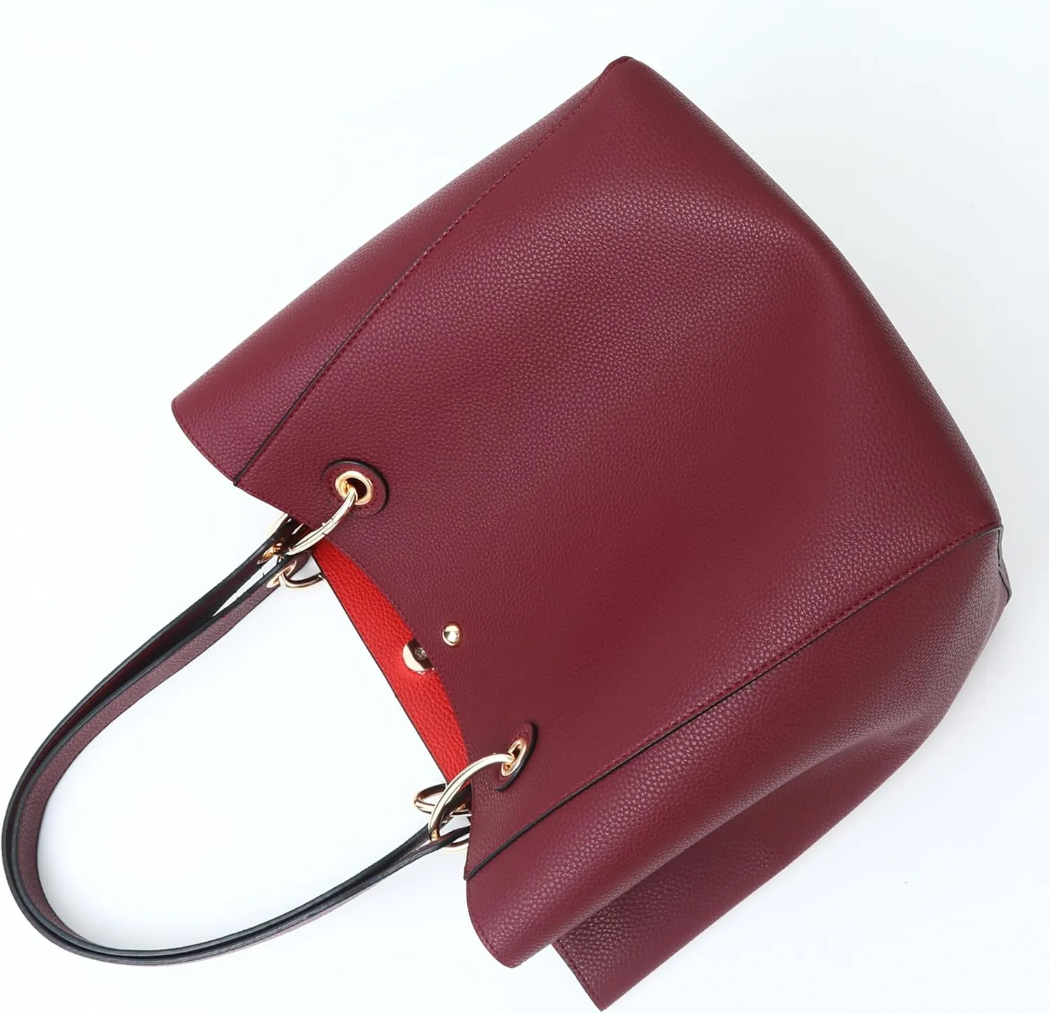 sqlp Large Work Tote Bag for Women Designer Purses and Handbags Big Bucket bags Ladies Travel Crossbody Purse Fuchsia