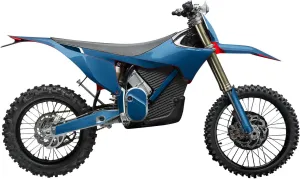 Stark Varg MX 2023-2025 Graphics Kit Wrap - Solid Blue - Varg MX Skin - Premium 3M Vinyl Protective Wrap Decal Cover - Easy to Apply | Crafted in The USA by MightySkins