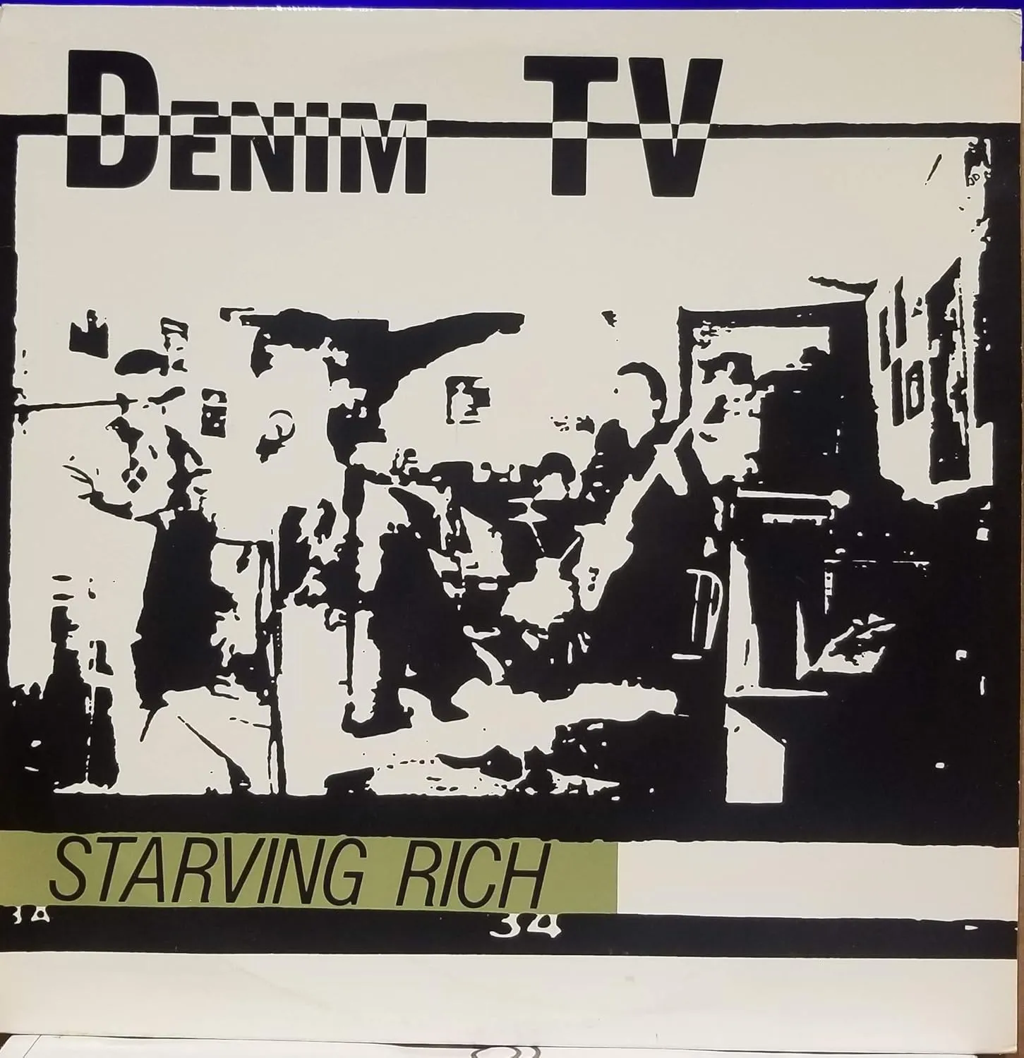 Starving Rich : Tracks- Burning Bush; Bad Bus Ride; Purple and White; Embers; We Capture; Dream Beach; Two Flies; Do the Same; Begging For Change (1990 Vinyl Record)